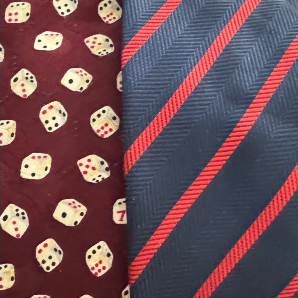 Assorted Patterned Ties Set Lot 7 - image 2